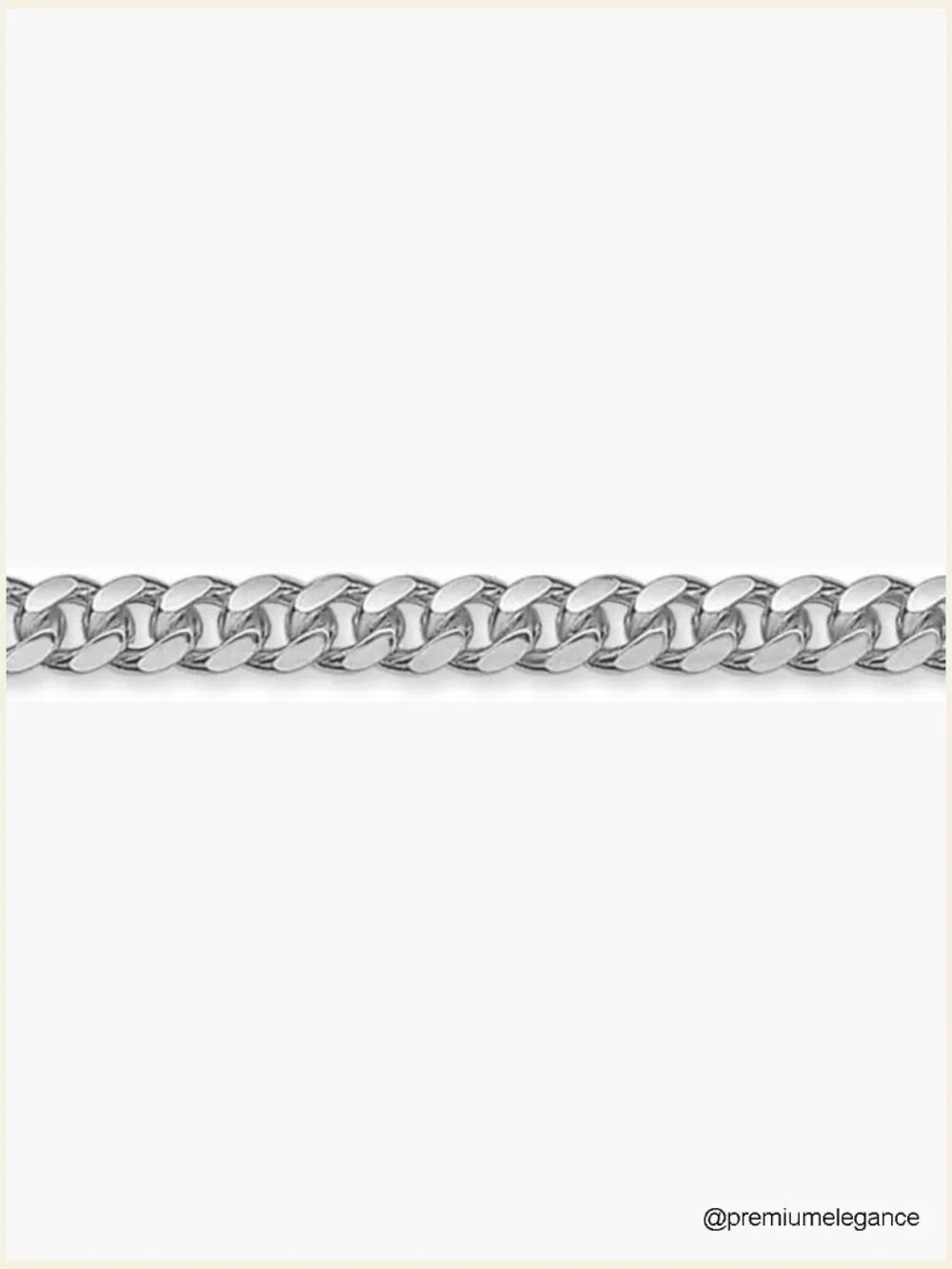Cuban Link Bracelet 3-12mm Sizes 6-9in Length Unisex